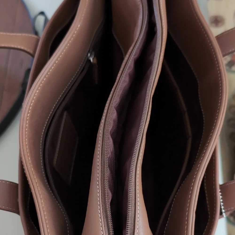 Coach Brown Leather Laptop Bag - Picture 5 of 5